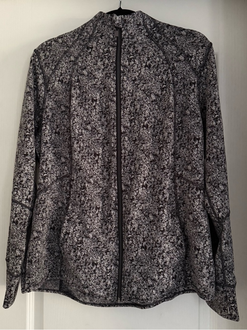Women’s Black & Gray Full-Zip Utility Jacket